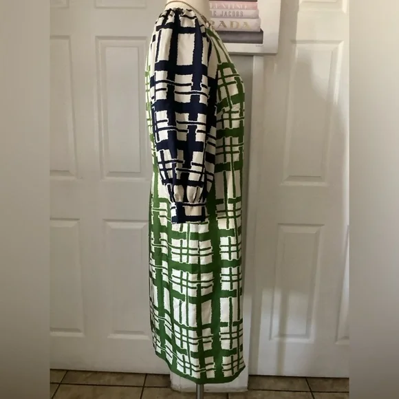 Anthropologie Maeve Broken Blocks Retro Mod Shift Dress, Size 6 - Picture 2 of 6